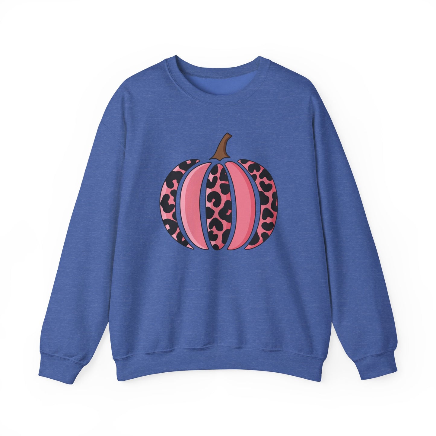 Pink Leopard Pumpkin Crewneck Sweatshirt
