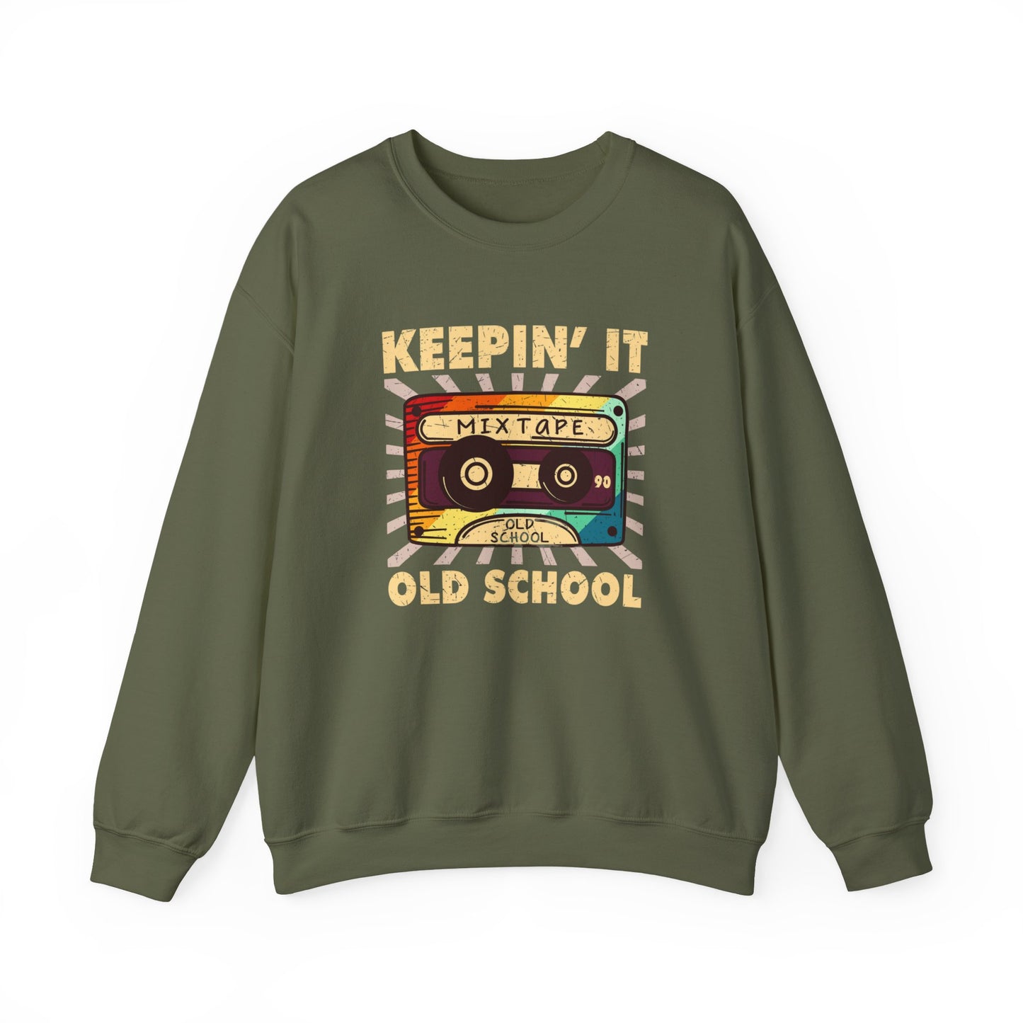 Retro Mixtape Crewneck Sweatshirt