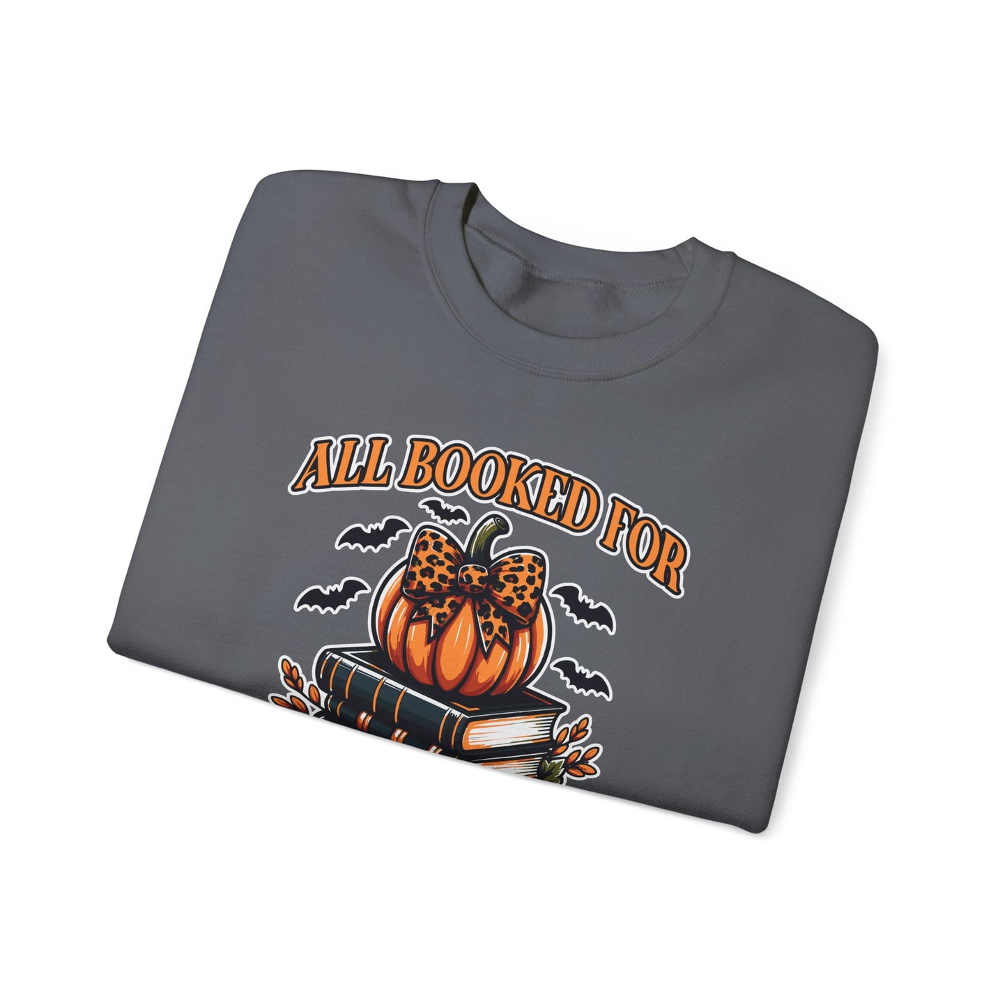 All Booked For Halloween Crewneck Sweatshirt