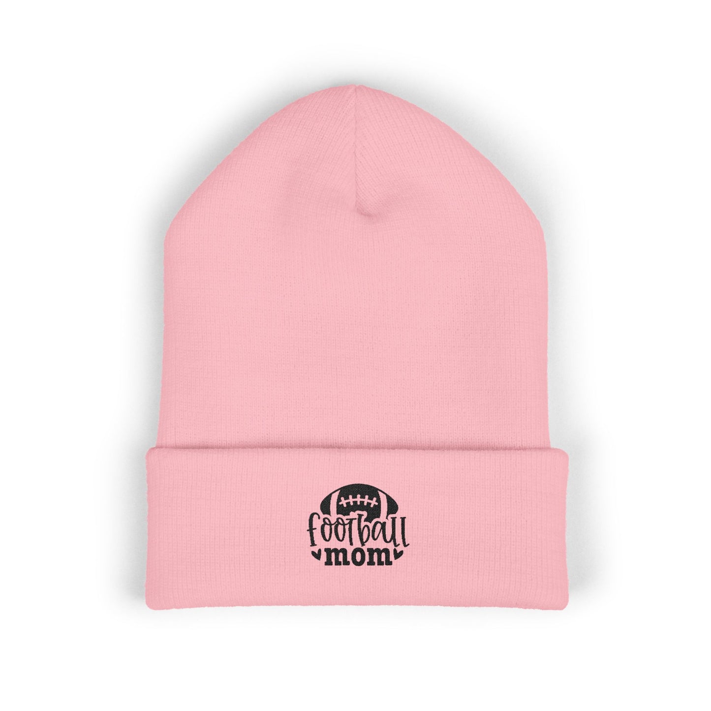 Football Mom Embroidered Beanie