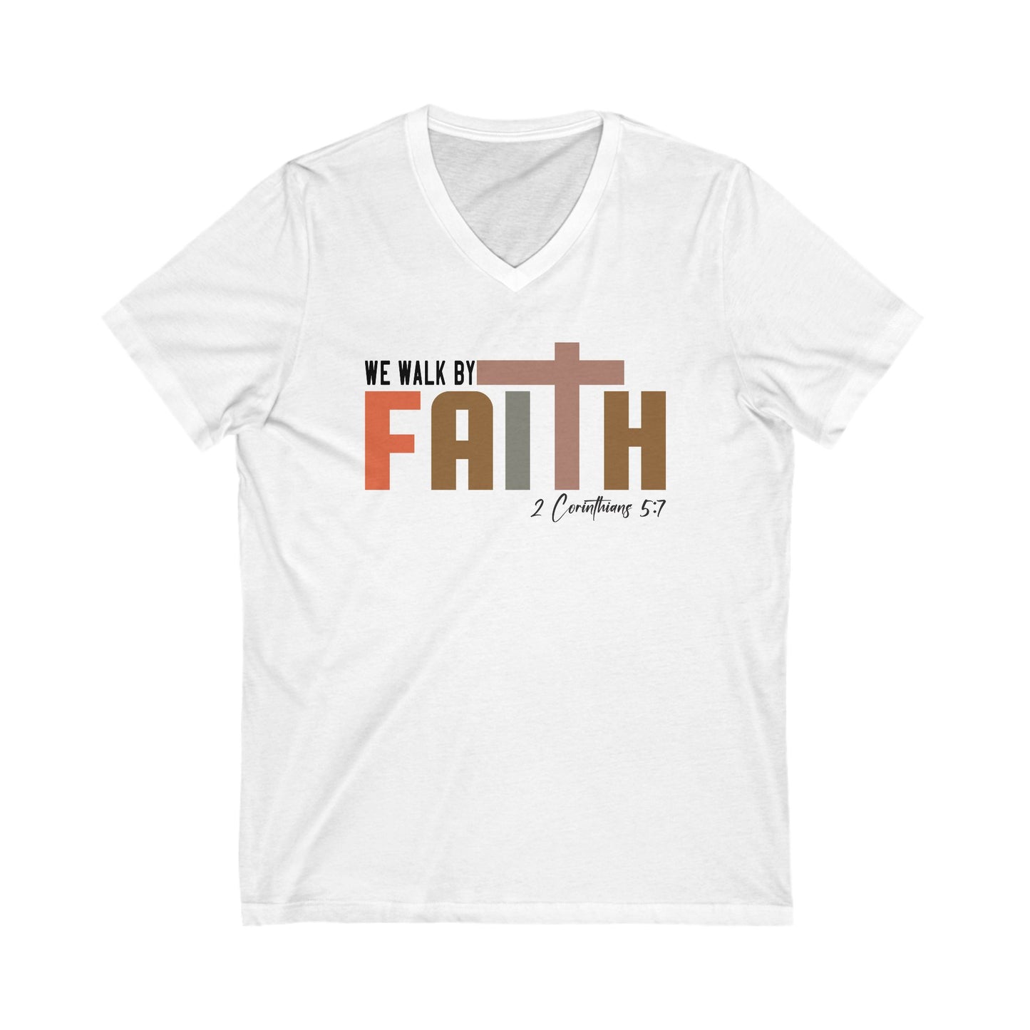 Walk by Faith V-Neck Tee