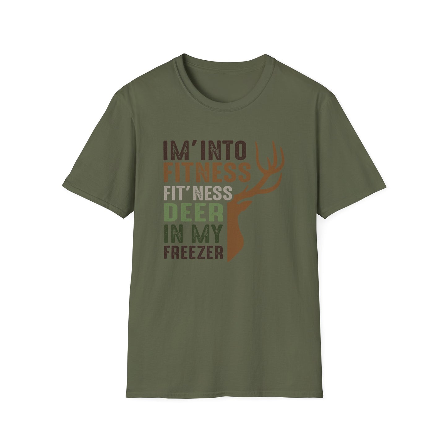 Funny Deer Fitness T-Shirt