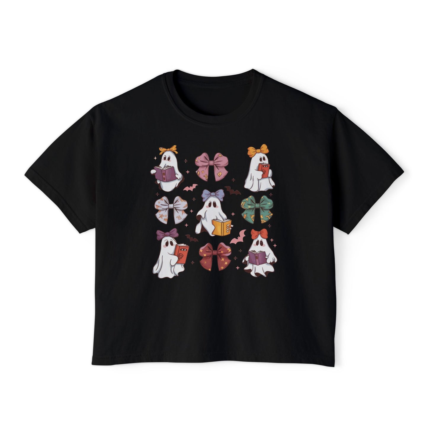 Ghosts & Books Women's Boxy Tee