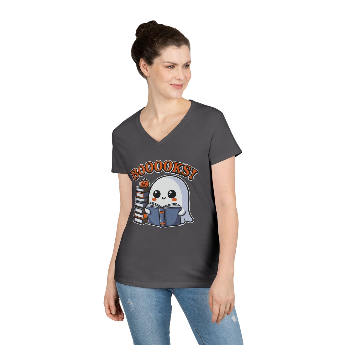Booooks V-Neck T-Shirt