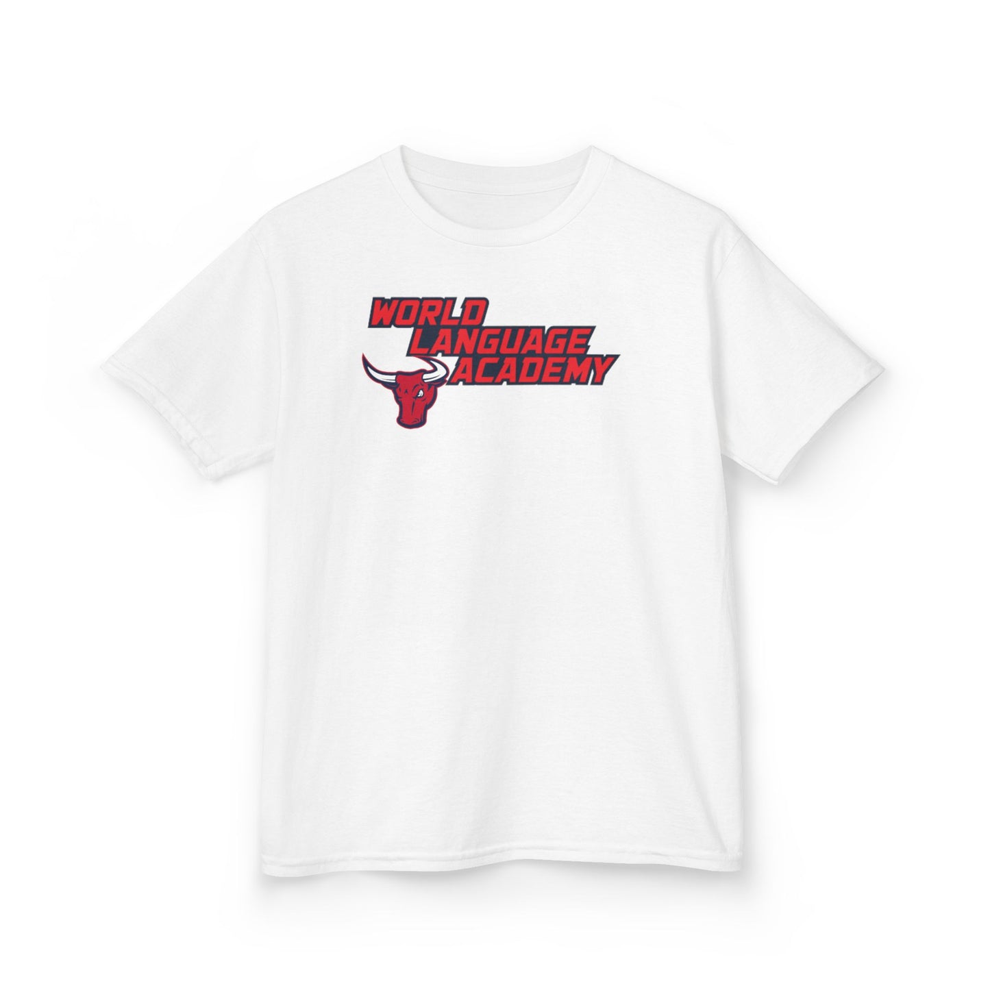 Kids T-Shirt — World Language Academy Red Bull Logo