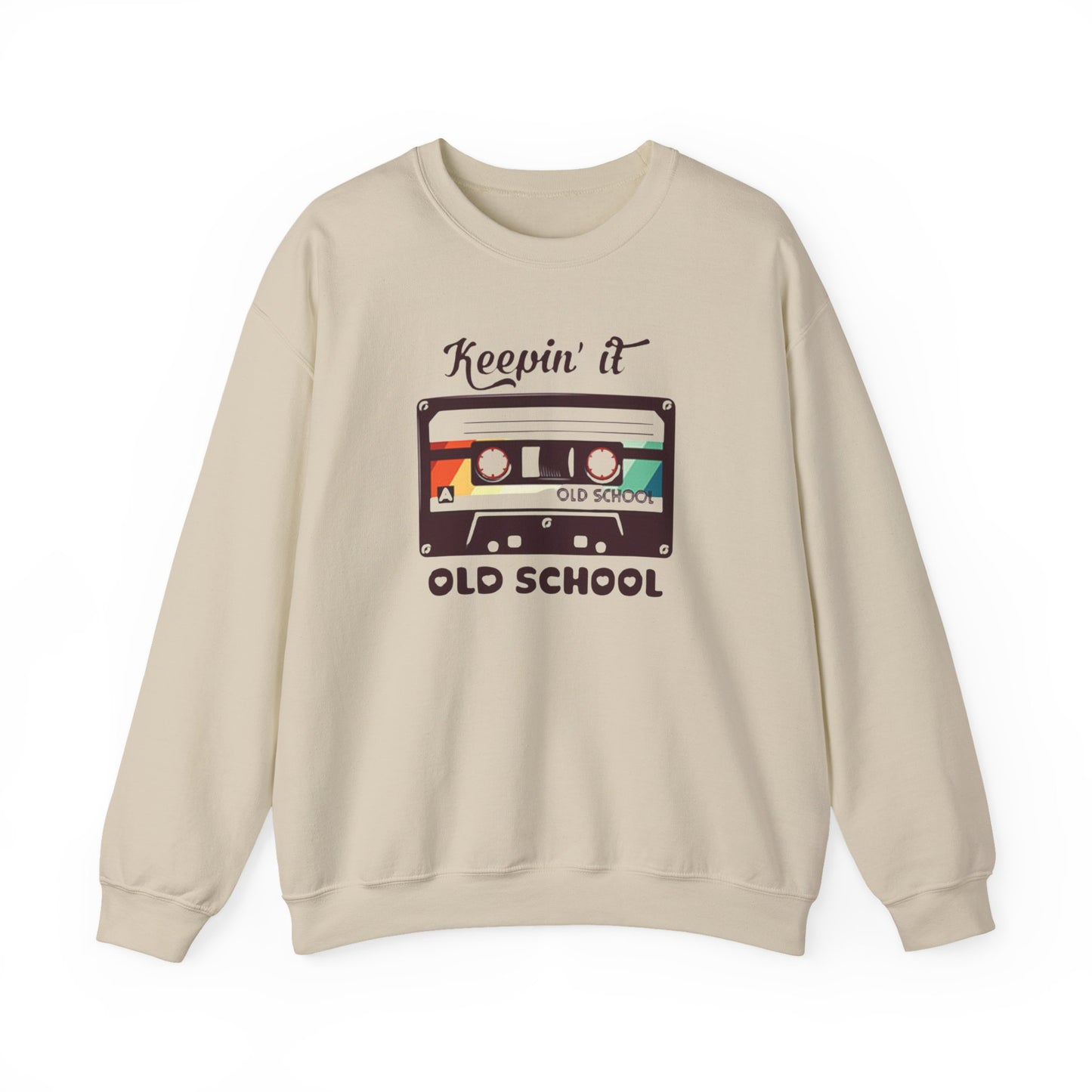 Retro 'Keepin it Oldschool' Crewneck Sweatshirt