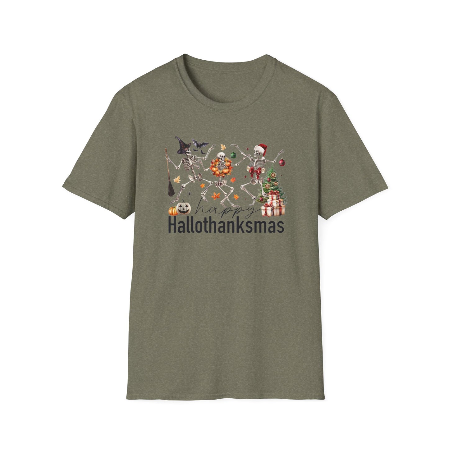 Happy Hallothanksmas Skeleton T-Shirt