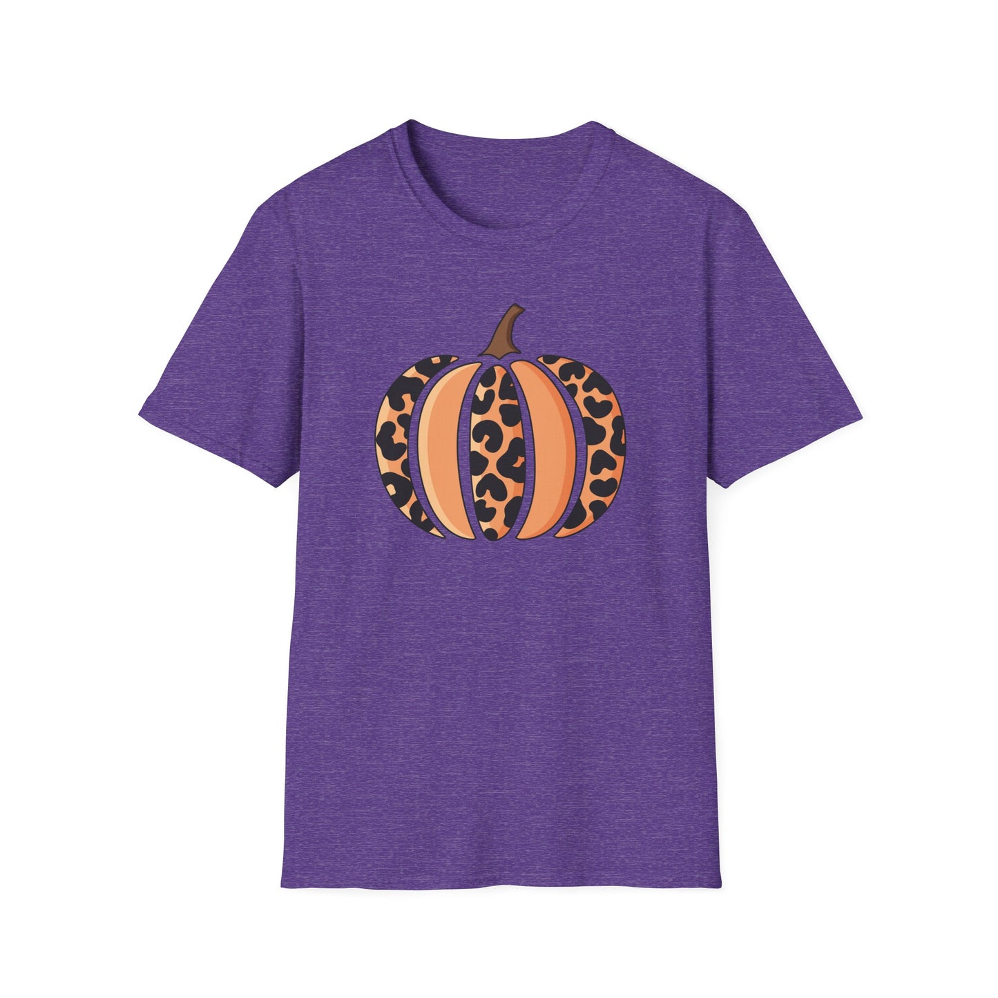 Leopard Print Pumpkin Unisex T-Shirt