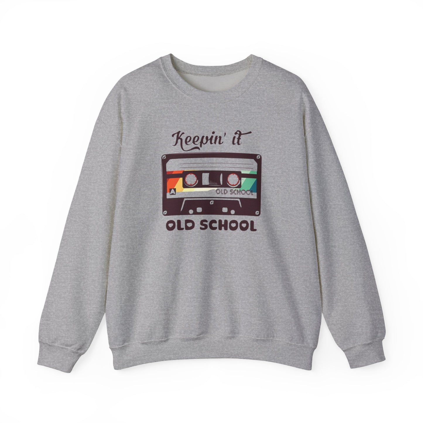 Retro 'Keepin it Oldschool' Crewneck Sweatshirt