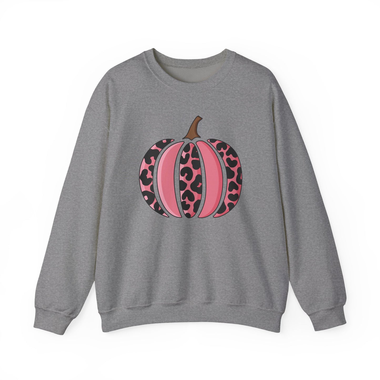 Pink Leopard Pumpkin Crewneck Sweatshirt