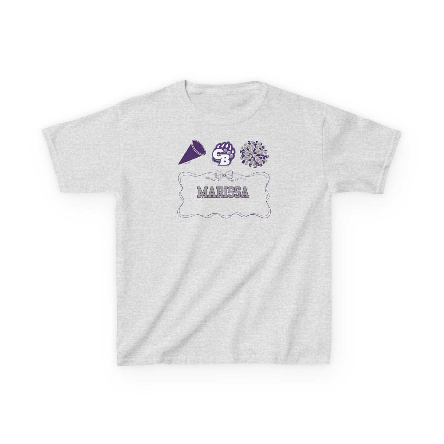 Personalized Kids CB Cheerleading Tee