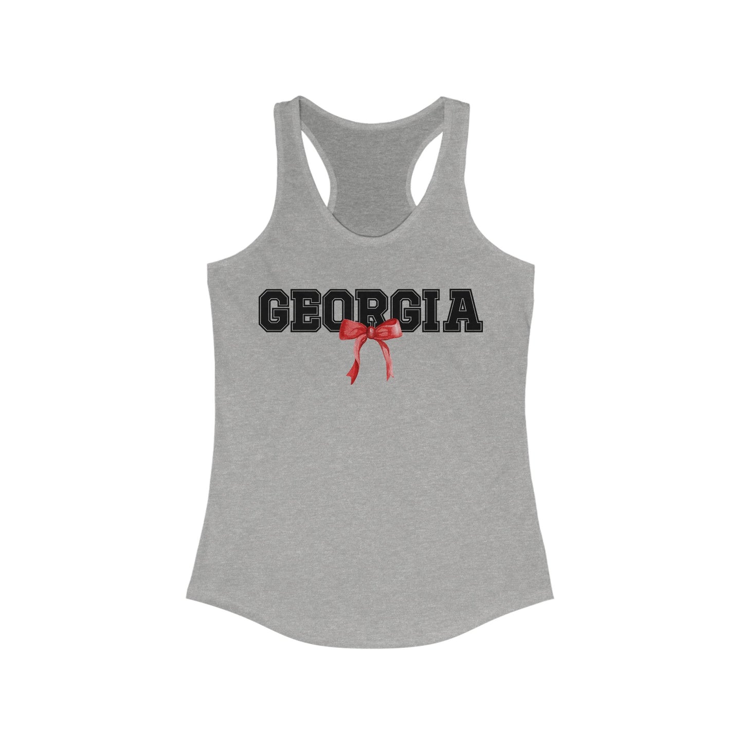 Georgia Bow Racerback Tank Top