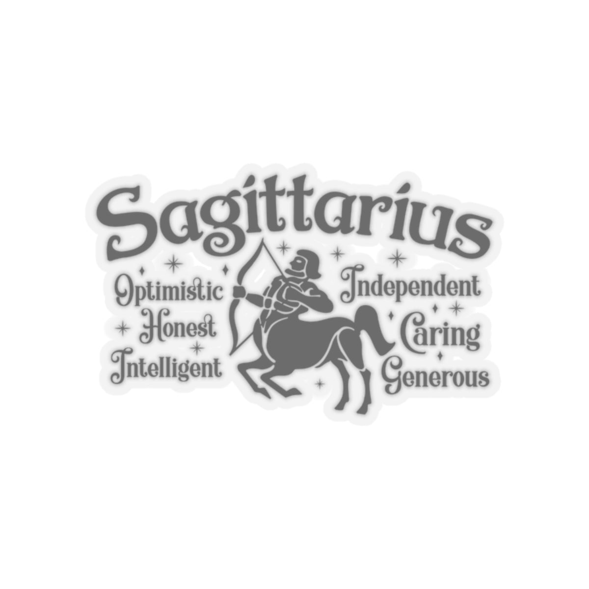 Sagittarius Zodiac Kiss-Cut Sticker