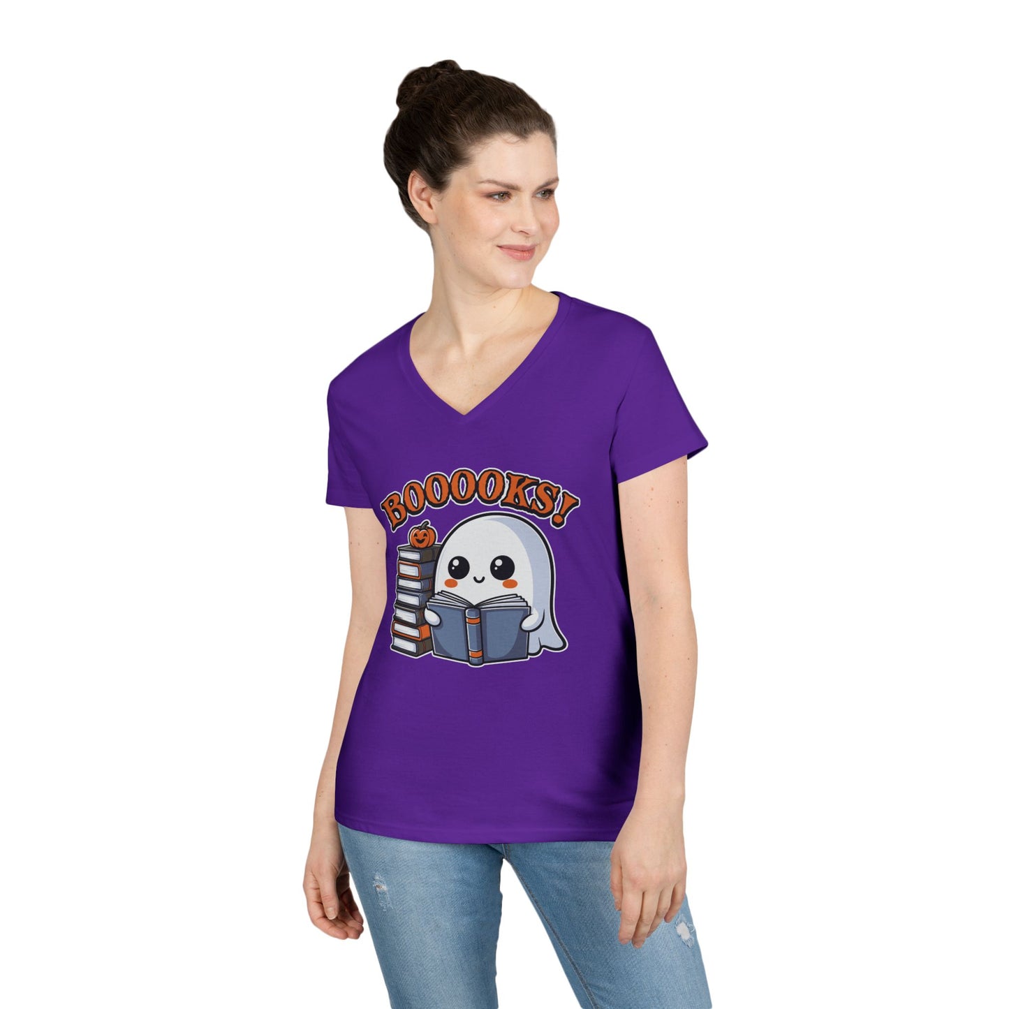 Booooks V-Neck T-Shirt