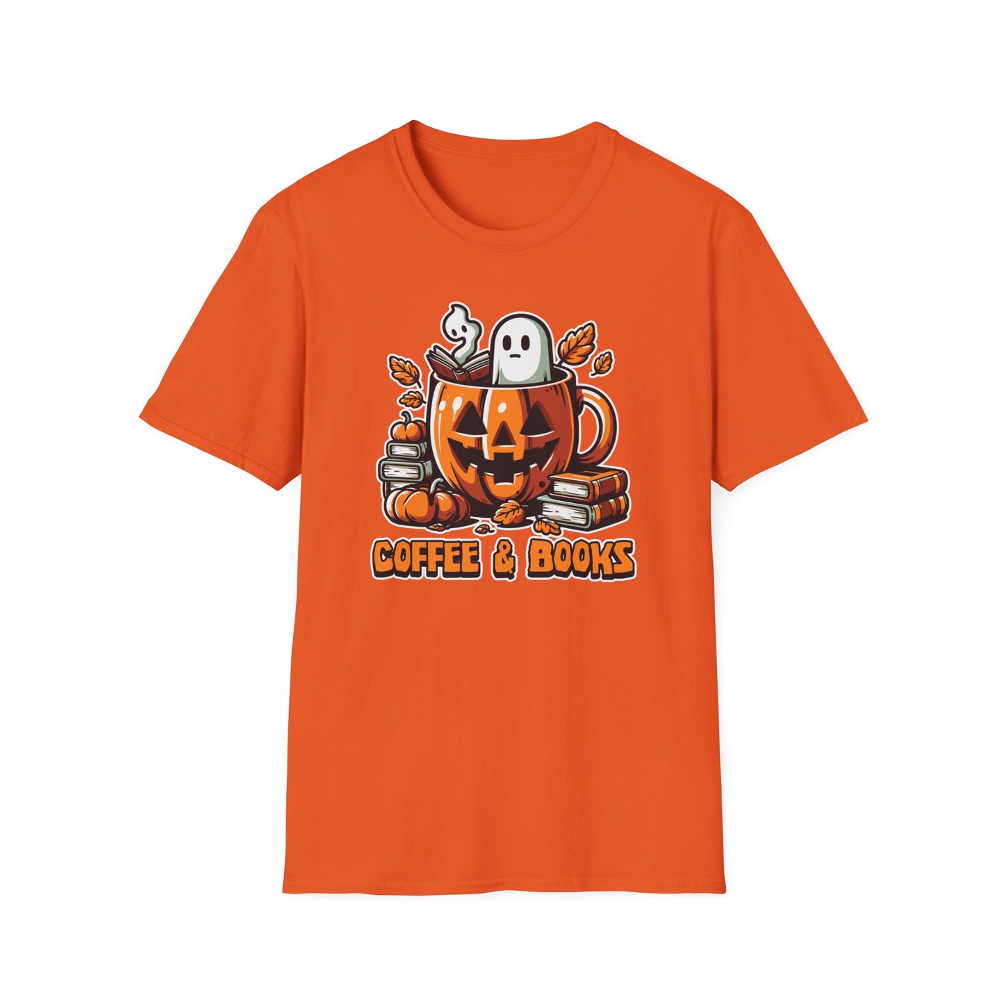 Halloween Coffee & Books T-Shirt