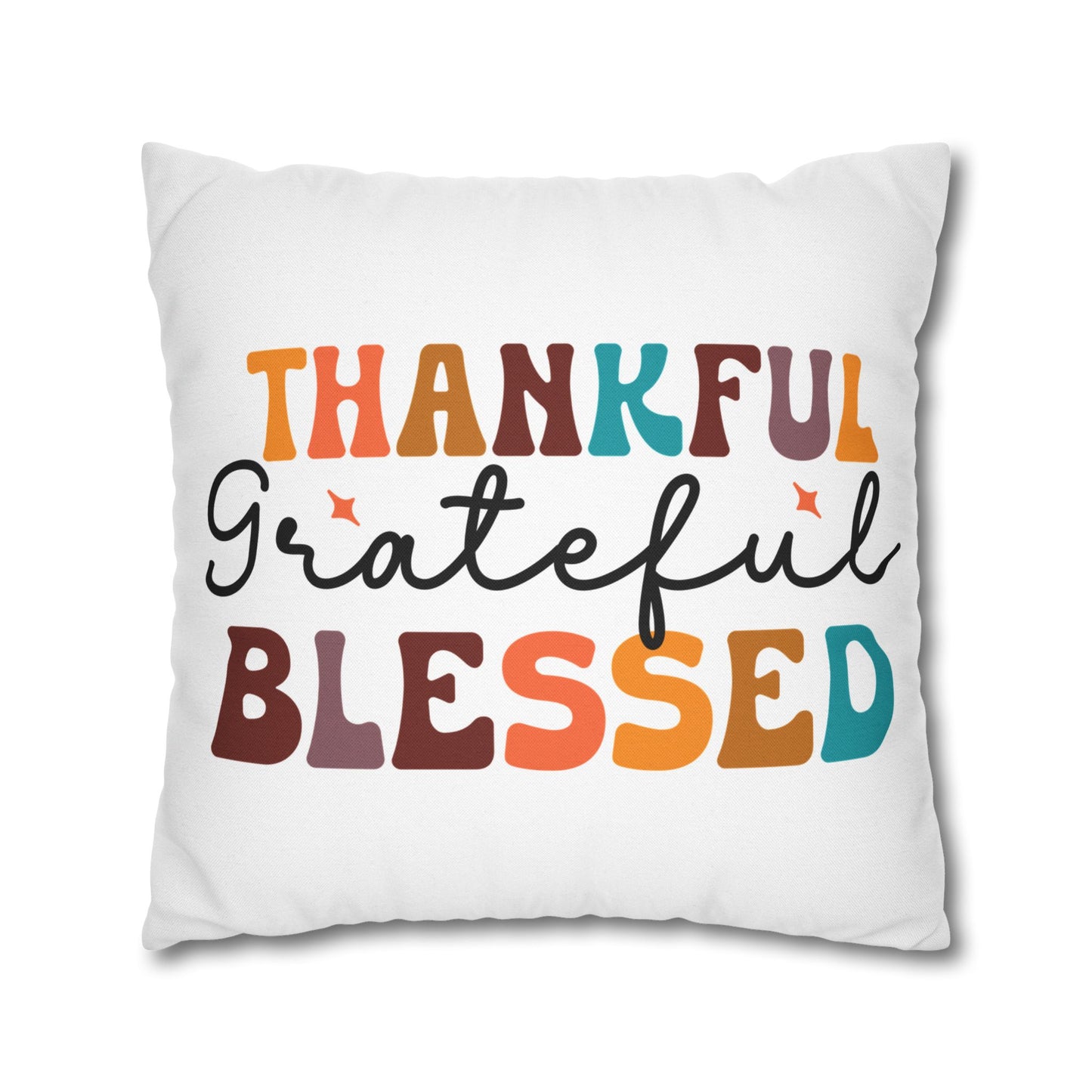 Double Sided Fall/ Thanksgiving Decorative Pillowcase