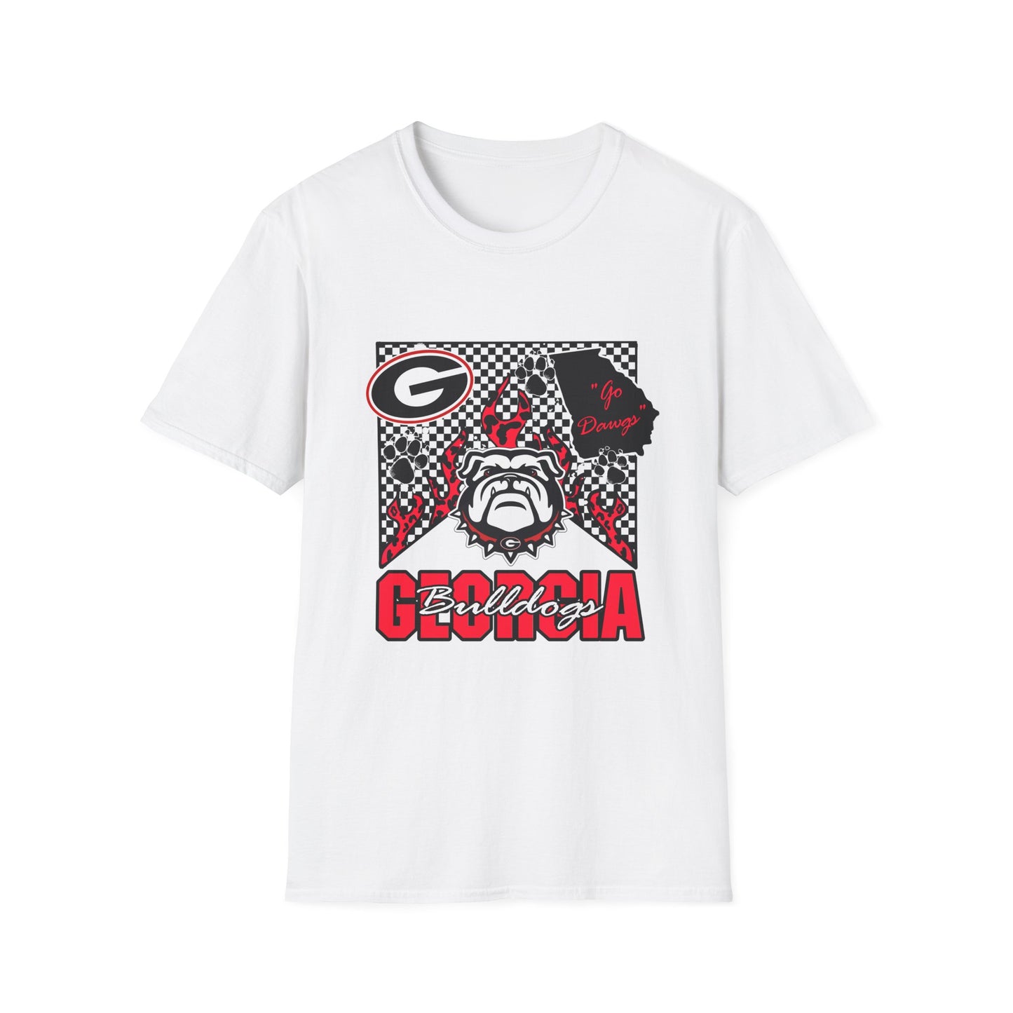 Georgia Bulldogs Unisex Softstyle T-Shirt