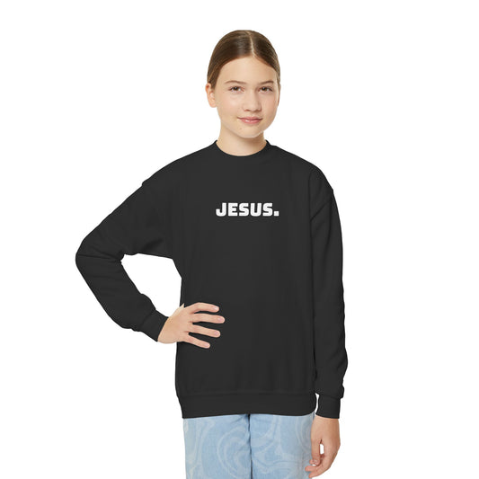 Youth JESUS. Crewneck Sweatshirt