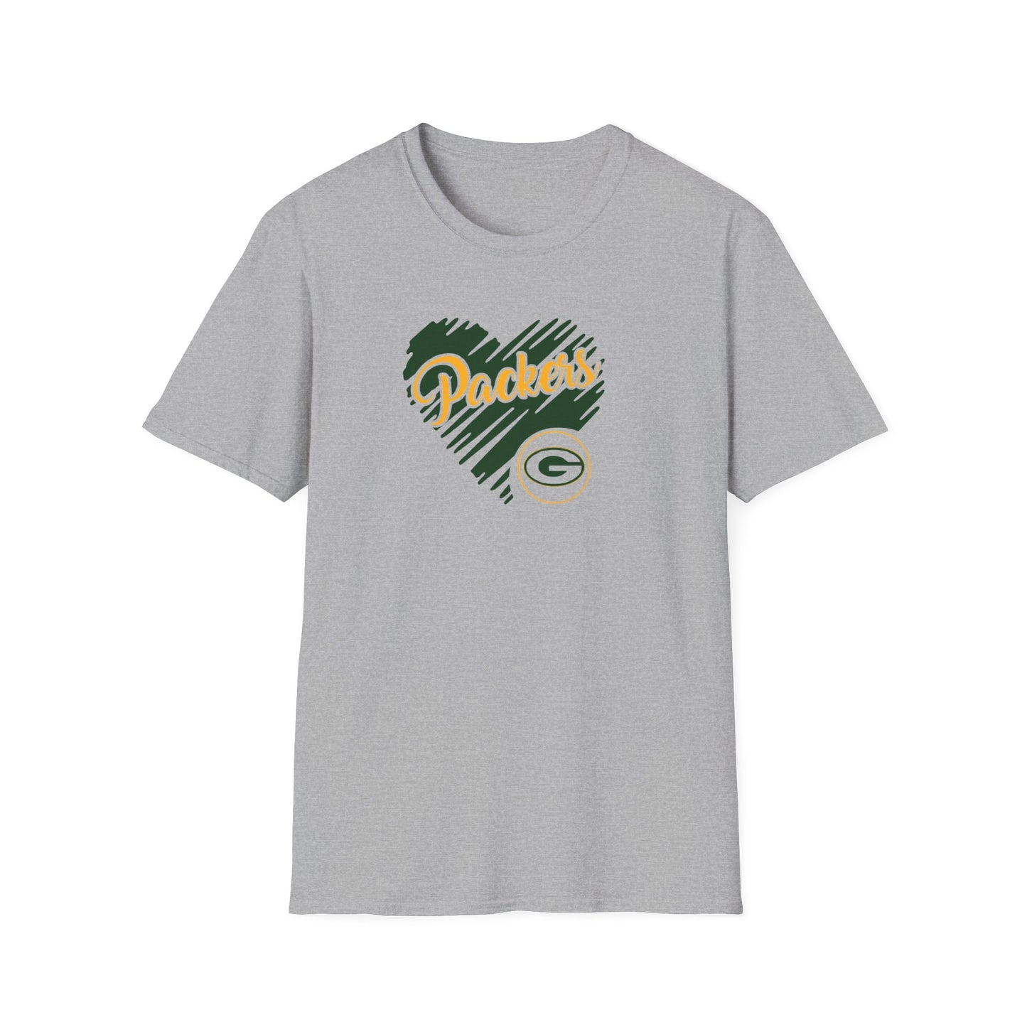 Green Bay Packers Heart Unisex T-Shirt