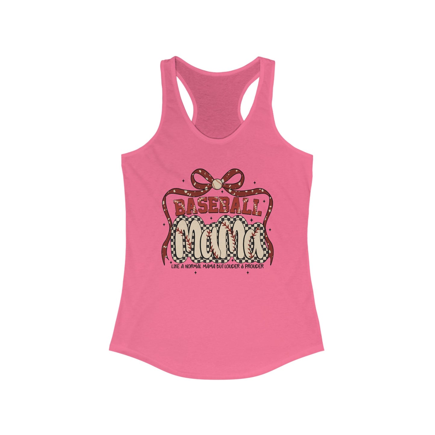 Baseball Mom Racerback Tank