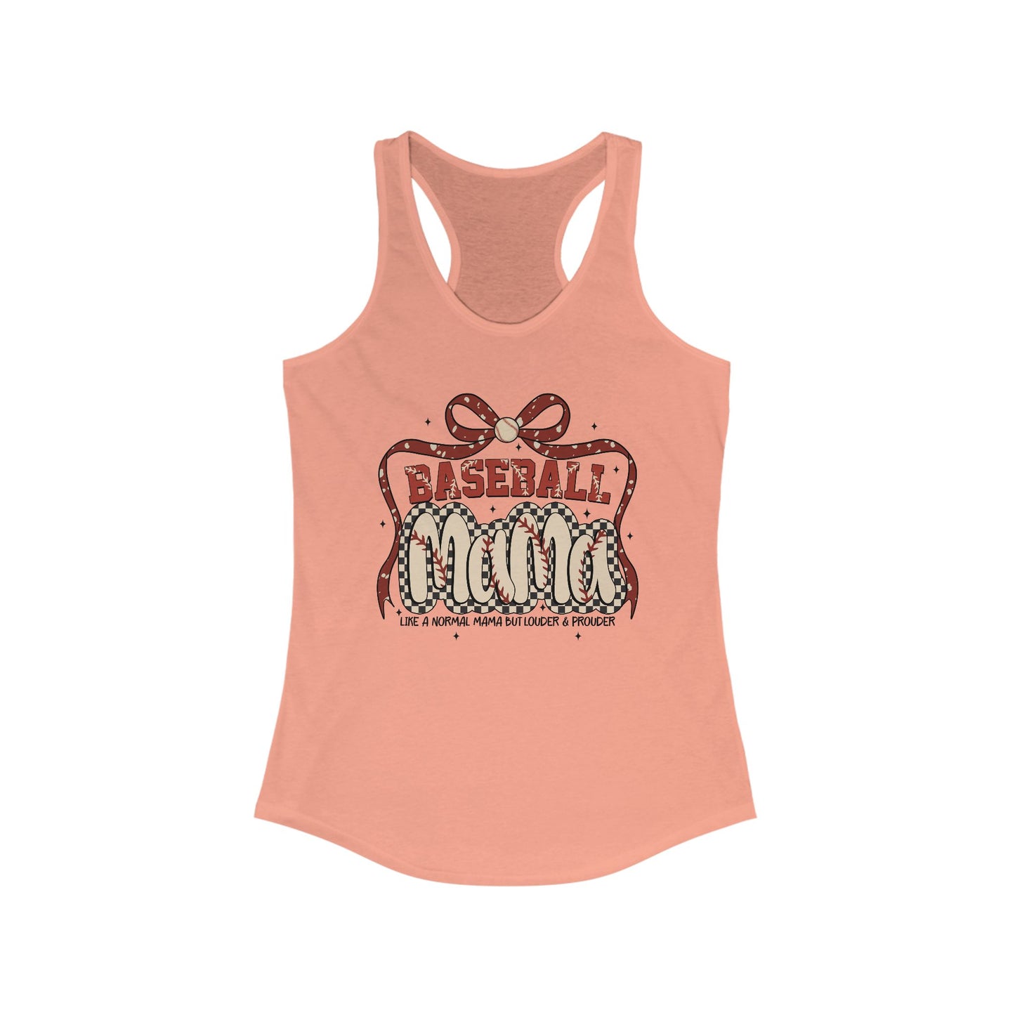 Baseball Mom Racerback Tank