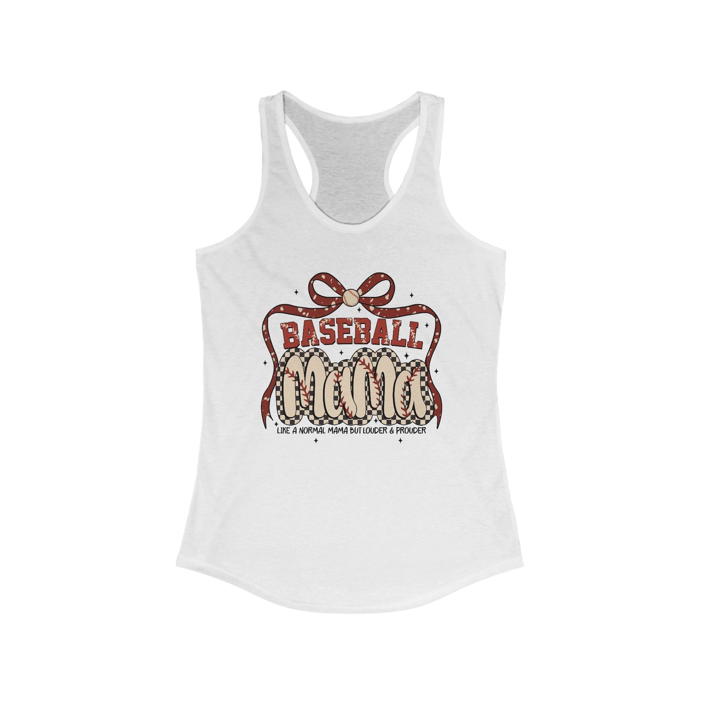 Baseball Mom Racerback Tank