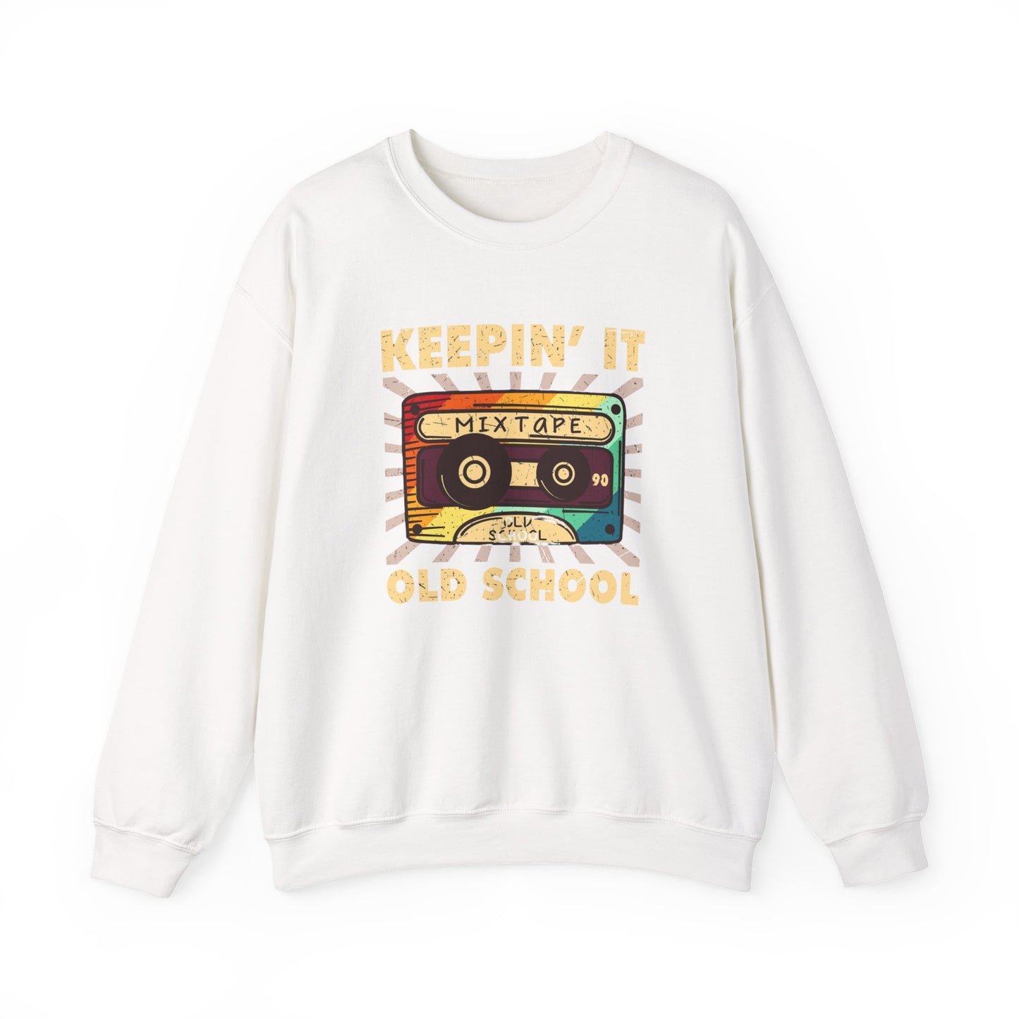 Retro Mixtape Crewneck Sweatshirt
