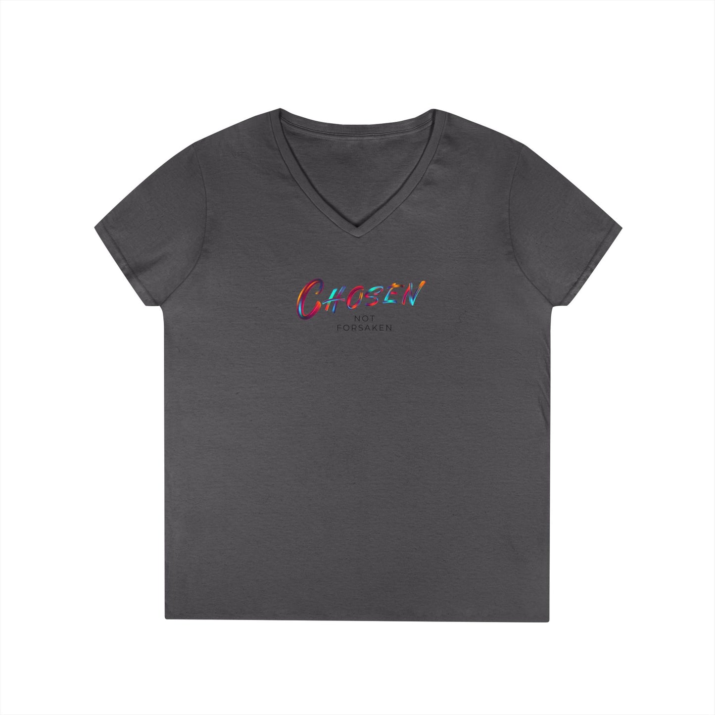 Chosen, Not Forsaken Ladies' V-Neck T-Shirt