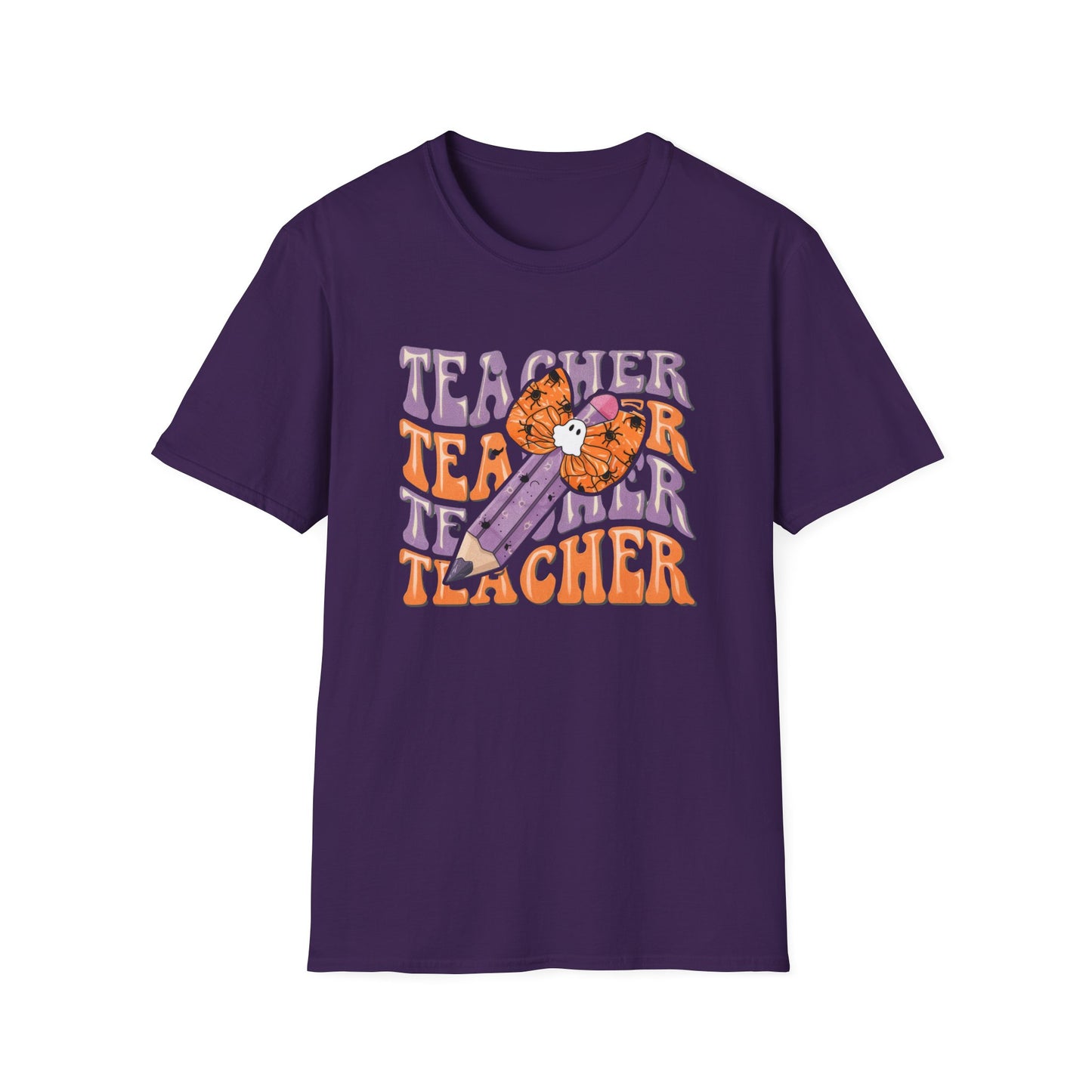 Teacher Halloween Unisex Softstyle T-Shirt