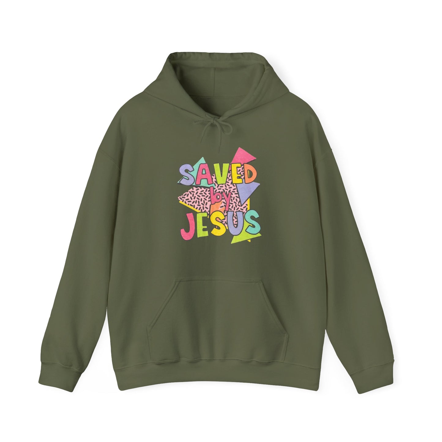 Retro Saved by Jesus Hoodie
