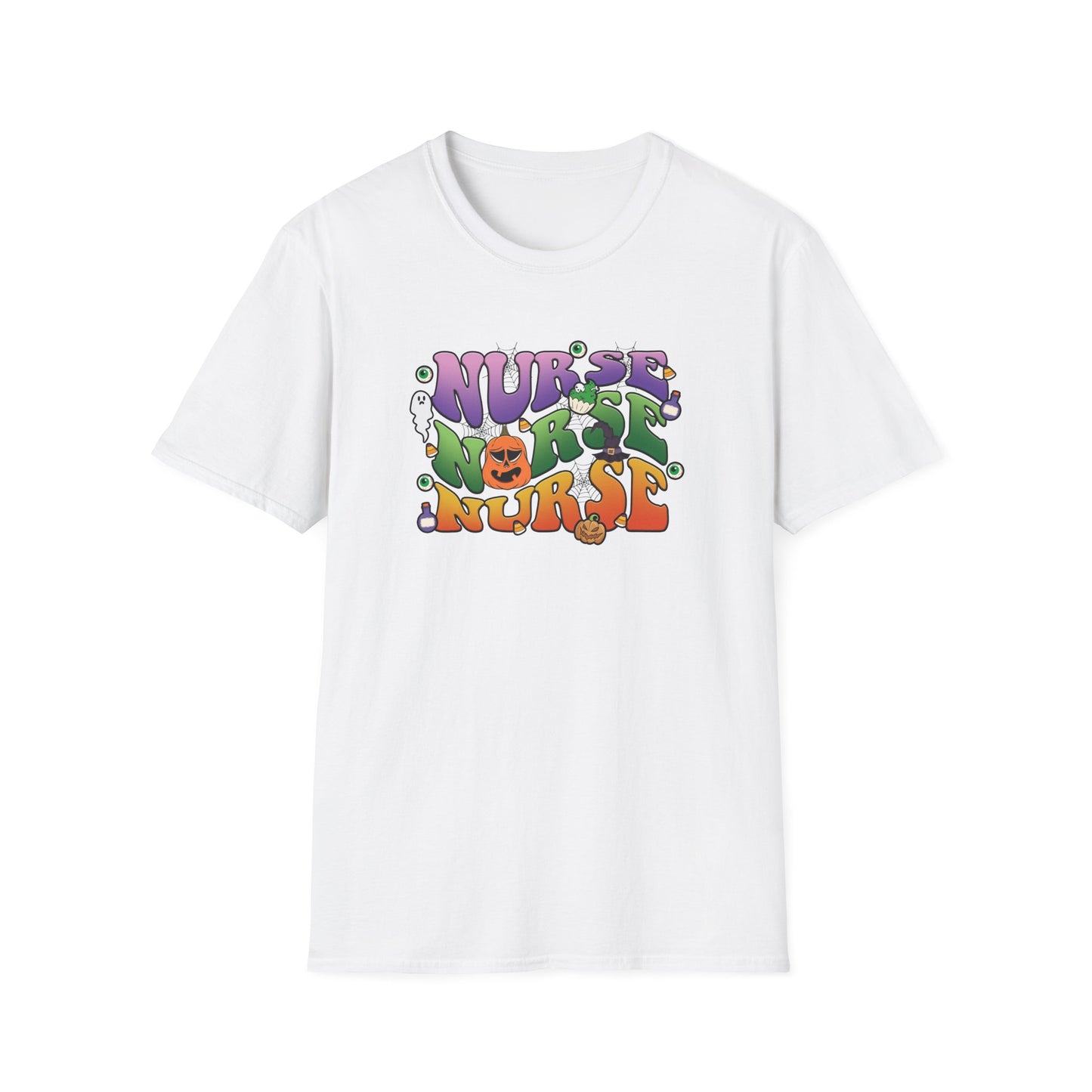 Wavy Nurse Halloween T-Shirt