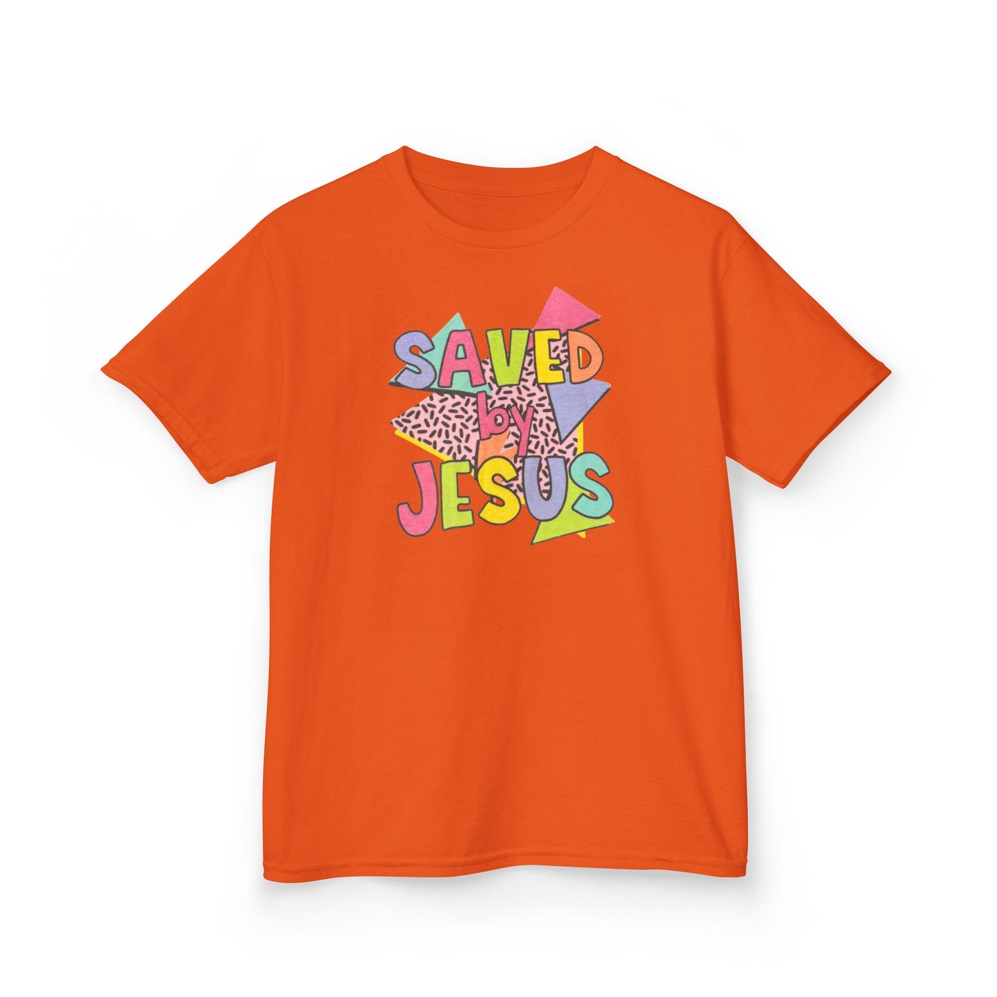Retro Saved by Jesus Kids Tee