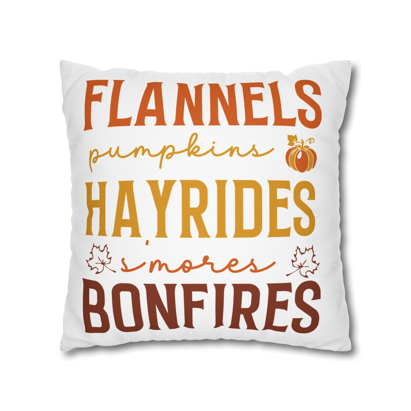Double Sided Fall/Halloween Decorative Pillowcase