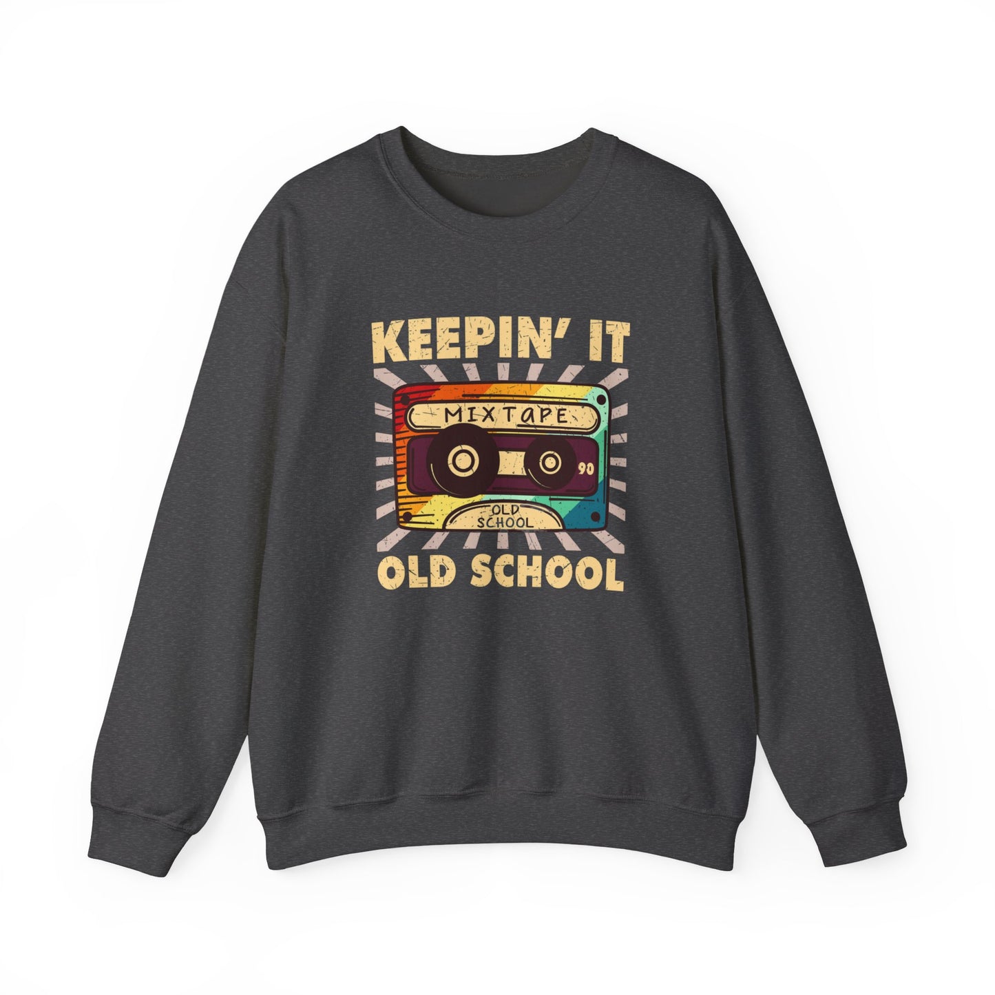 Retro Mixtape Crewneck Sweatshirt