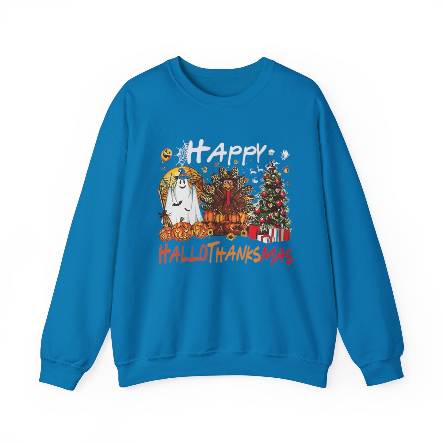 Happy Hallothanksmas Characters Sweatshirt
