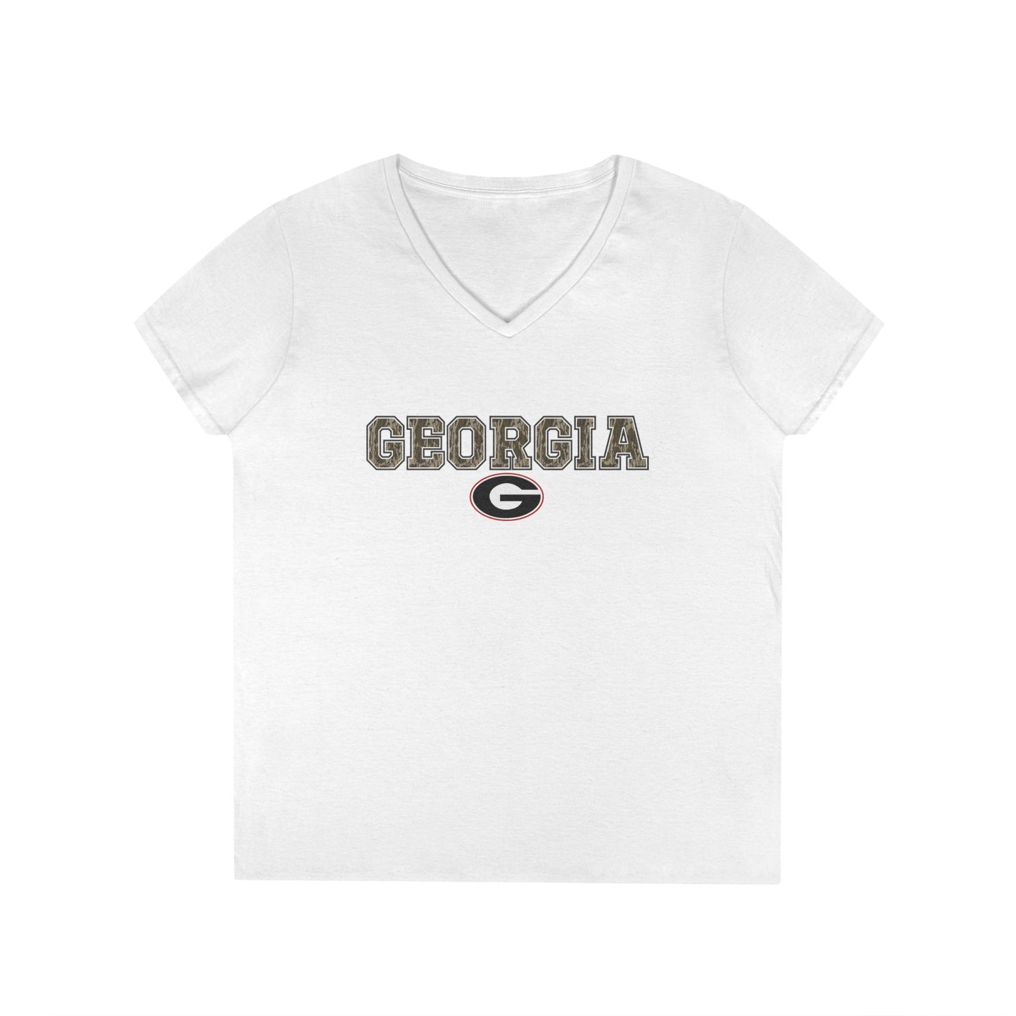 Camo Georgia G V-Neck T-Shirt
