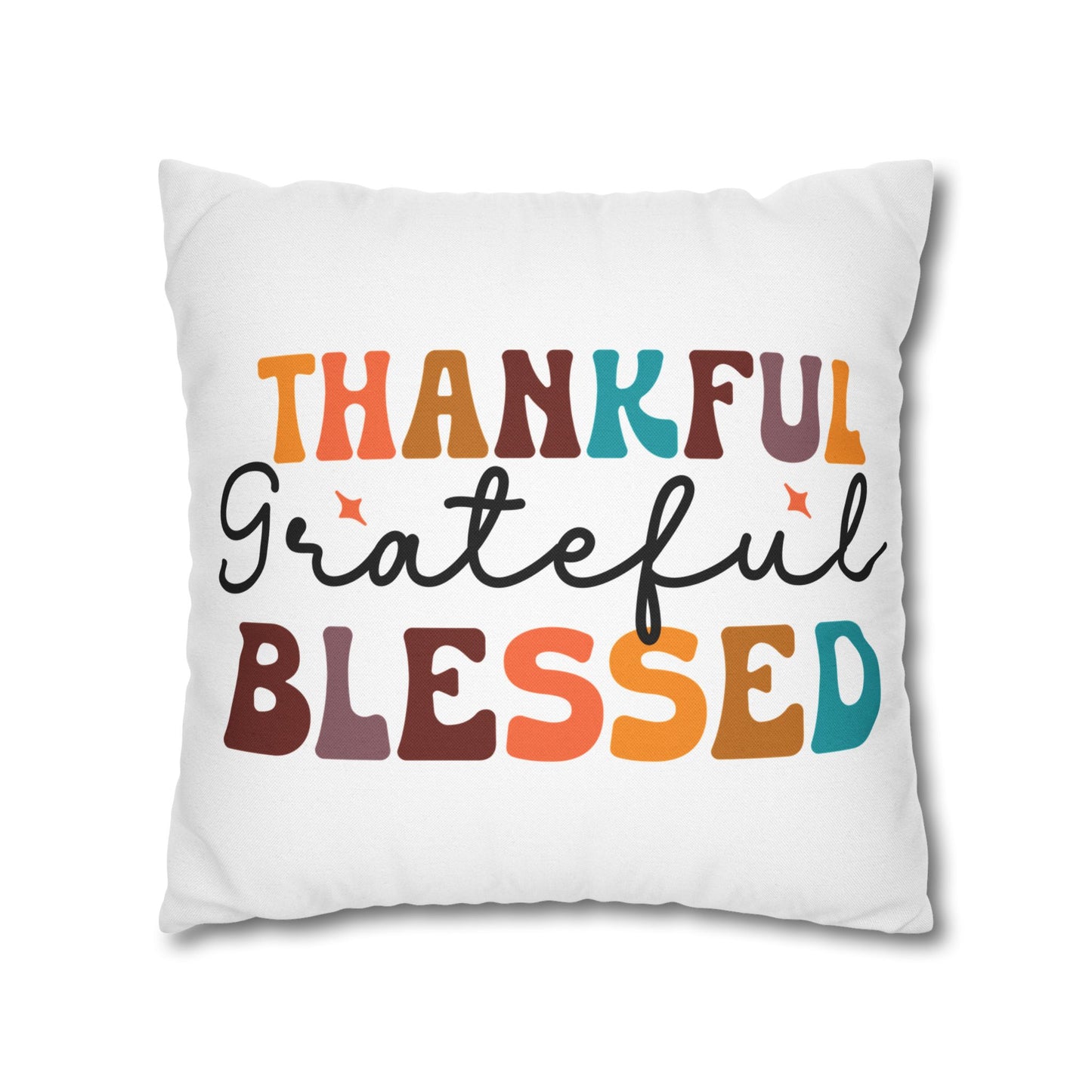 Double Sided Fall/ Thanksgiving Decorative Pillowcase