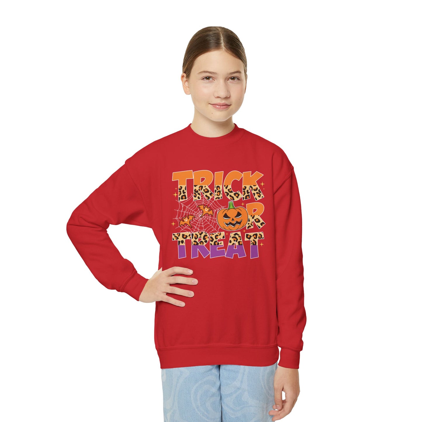 Youth Halloween Trick or Treat Sweatshirt
