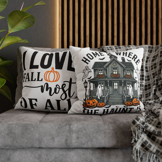 Double Sided Fall/Halloween Decorative Pillowcase