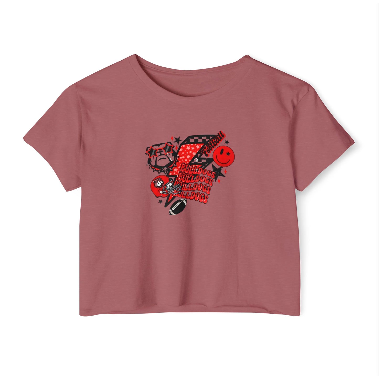 Fun Bulldog Crop Top