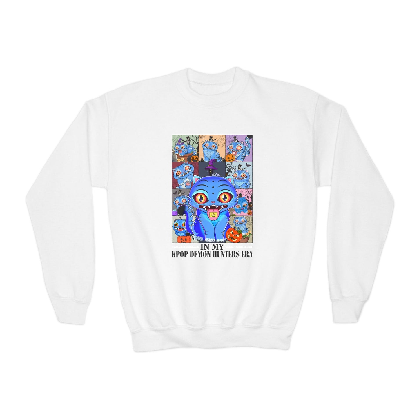 In My K-Pop Halloween Era Youth Crewneck Sweatshirt