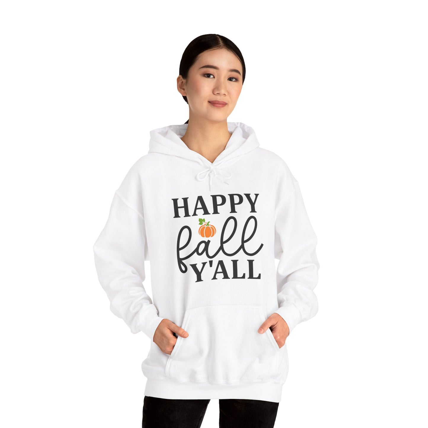 Happy Fall Y'all Hooded Sweatshirt