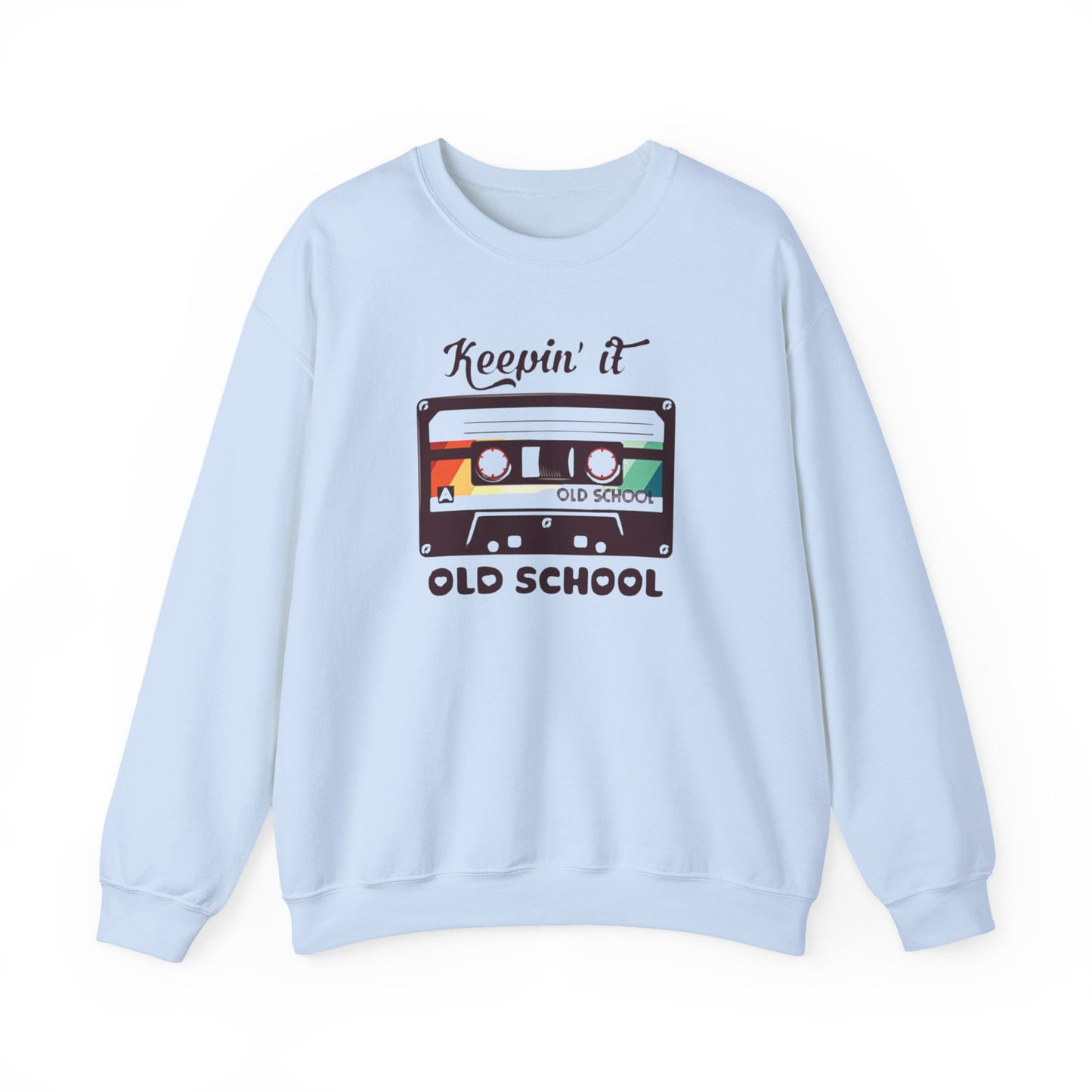 Retro 'Keepin it Oldschool' Crewneck Sweatshirt