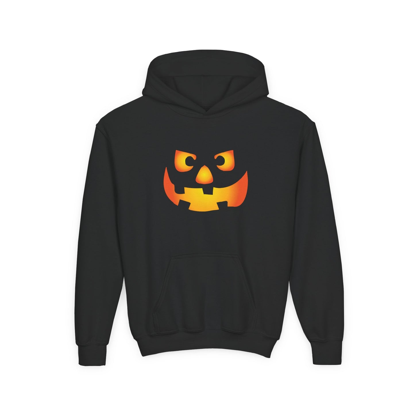 Halloween Pumpkin Face Youth Hoodie