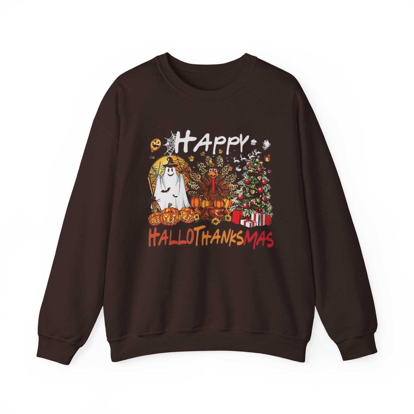 Happy Hallothanksmas Characters Sweatshirt