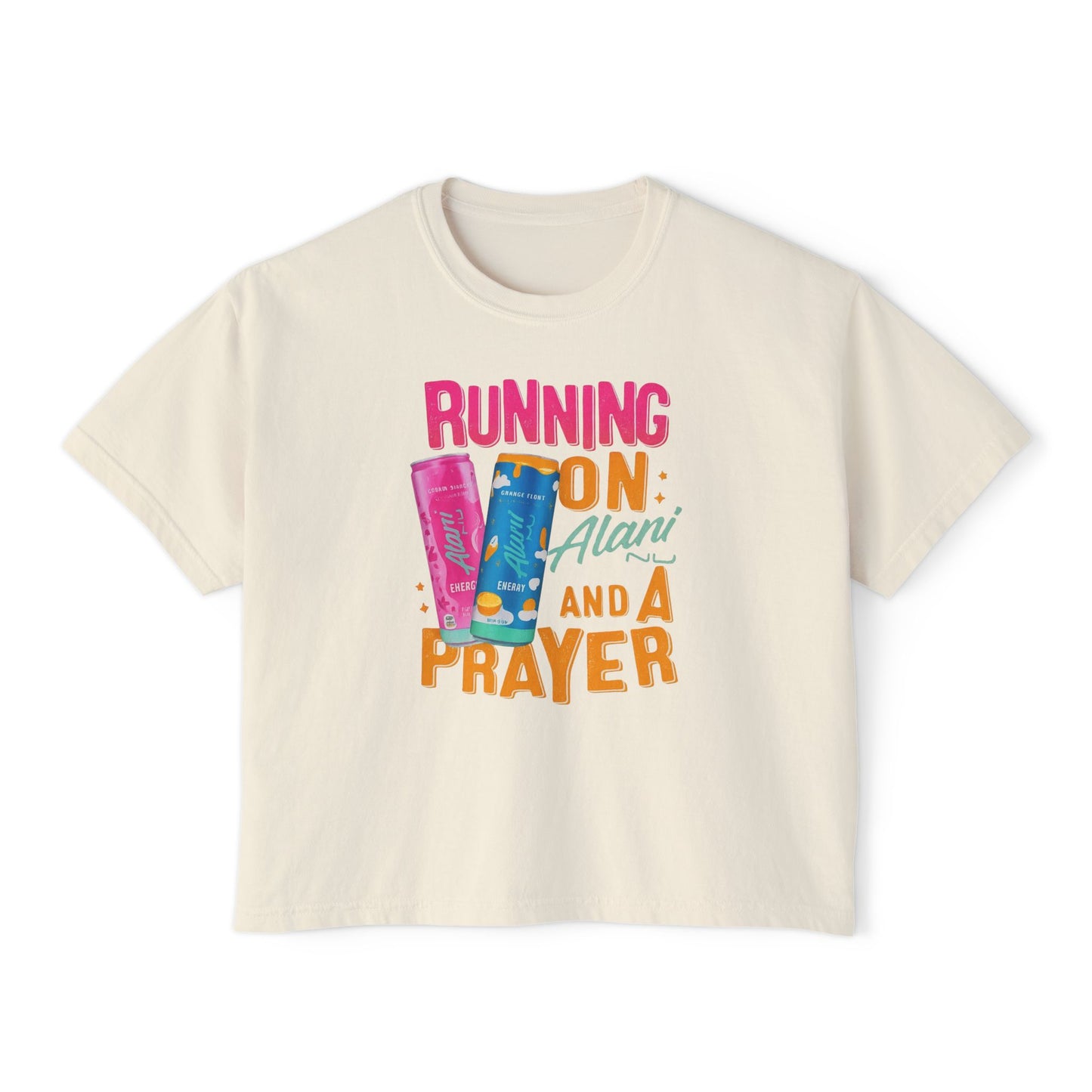 Running on Alani and a Prayer Women's Boxy Tee