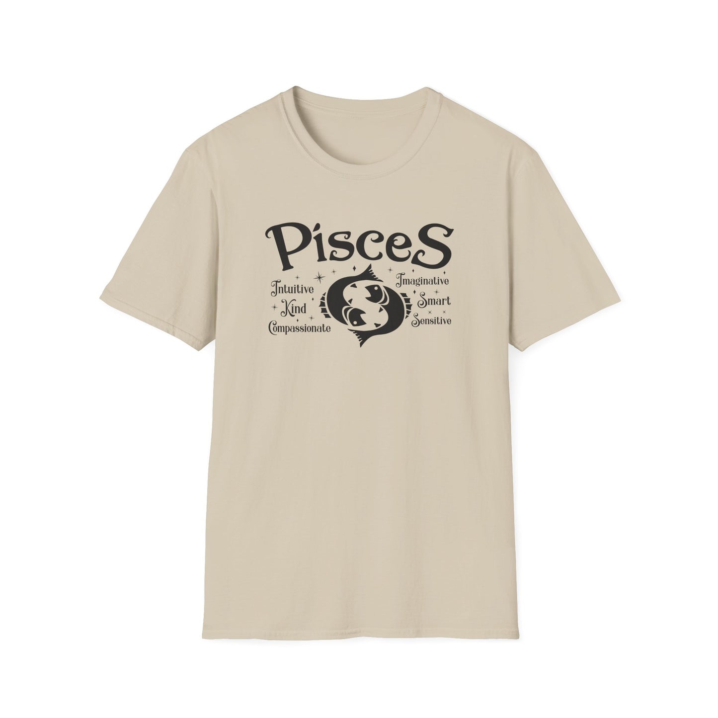 Pisces Zodiac Unisex Softstyle T-Shirt