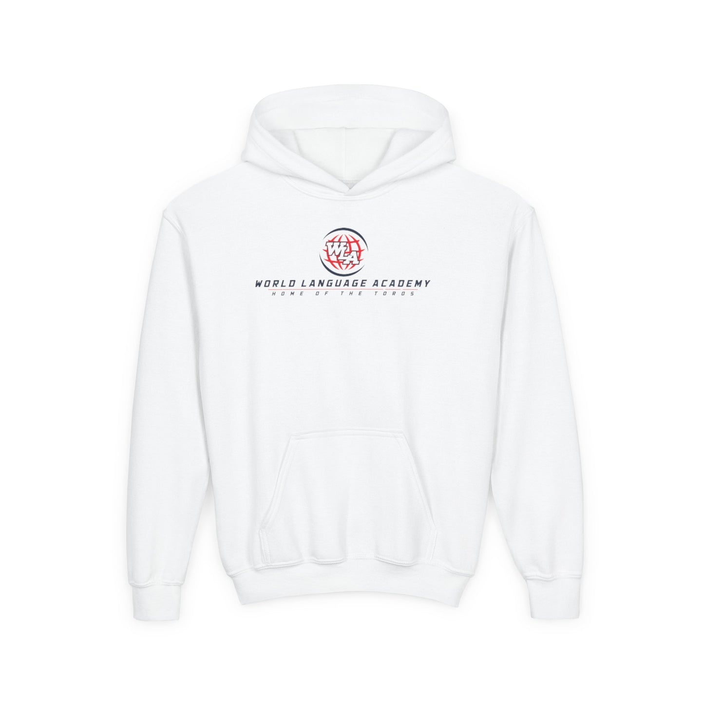 Youth Hoodie — World Language Academy Logo Sweatshirt