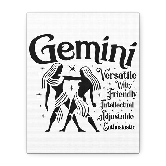 Gemini Canvas Wall Art