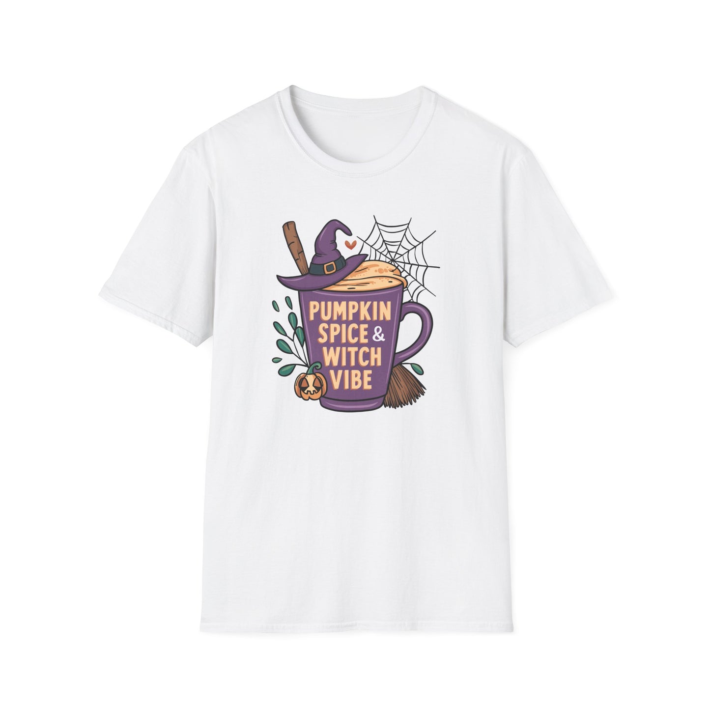 Pumpkin Spice & Witch Vibe T-Shirt